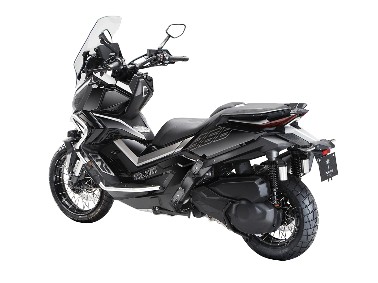 Максискутер ZONTES ZT368-G Black